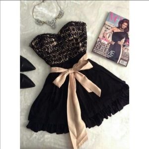 Anthropologie Lace & Jersey Dress